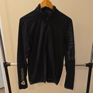 Reebok Men's Navy Performance Top 1/2 Zip
